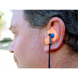 Custom Molded Earplugs, NRR 26dB, Red, 1 Pair
