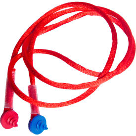 Custom Molded Earplugs, Red Neckcord w/Screws, Each