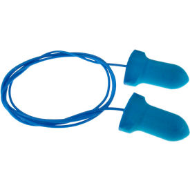 Detour Metal Detectable Earplugs, Disposable, Corded, NRR 32dB, 100/Bx