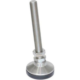 11T2SNT SNSM-3-3/4X10-2-NI "Snap-Lock" Non-Skid Leveling Mounts SS, Threaded Stud