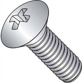 M3 x 0.5 x 10mm - Phillips Oval Head Machine Screw - 304 Stainless Steel - DIN 966 - Pkg of 100