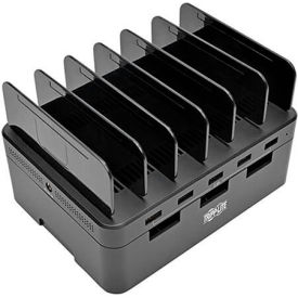 5-Port USB Charging Station with Built-In Device Storage, 5V/2.4A Charger Output
