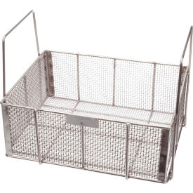 Wire Basket 17"L x 13"W x 6-1/2"H 0.25" Wire - Stainless Steel - Price Each for Qty 5+