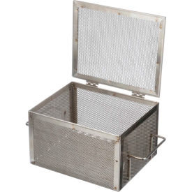 Perforated Basket 10-9/16"L x 8-7/16"W x 6-1/4"H Stainless Steel Price Each for Qty 1-4