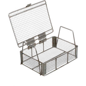 Small Parts Wire Basket 4 Openings / Inch 7x5x2 Stainless Steel Price Each for Qty 1-4