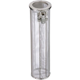 Round Mesh Basket 3-3/16"Dia. x 12"H - Stainless Steel - Price Each for Qty 1-4