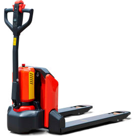 Self-Propelled Lithium Ion Powered Pallet Jack, 3300 lb. Cap., 27"W x 45"L Forks