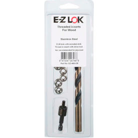 Threaded Insert Installation Kit for Hard Wood - Stainless - 1/4-20
