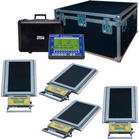 Wireless Solar Wheel Load 4 Scale System, 80,000 lb x 20 lb