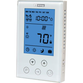 Line Voltage Programmable Thermostat Double-Pole Heat Only 120/208/240V 15A