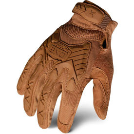 Tactical Impact Gloves, Coyote, 1 Pair, Size S