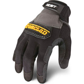 Heavy Utility Gloves, Black/Gray, 1 Pair, Size XL
