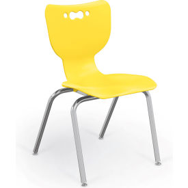 Hierarchy 18" Plastic Classroom Chair - Yellow
