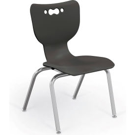 Hierarchy 16" Plastic Classroom Chair - Black