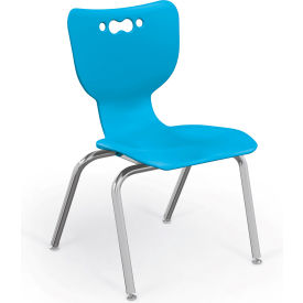 Hierarchy 14" Plastic Classroom Chair - Blue