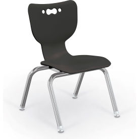 Hierarchy 12" Plastic Classroom Chair - Black
