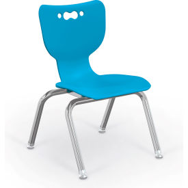 Hierarchy 12" Plastic Classroom Chair - Blue