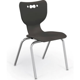 Hierarchy 18" Plastic Classroom Chair - Black