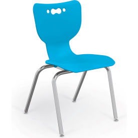 Hierarchy 18" Plastic Classroom Chair - Blue