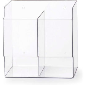 305392 Double Acrylic Surgical Glove Box Dispenser, 11-3/8"W x 7"D x 11-3/8"H