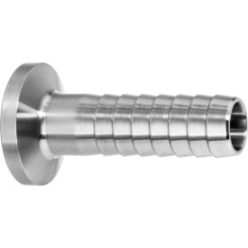 316SS Hose Adapters, Tube-to-Barbed Hose for Quick Clamp Ftg - for 1/2" Tube x 1/2" Barbed Hose ID