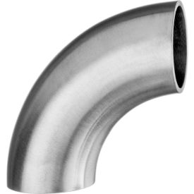 304 Stainless Steel Polished Short 90 Degree Elbow for 3" Tube OD