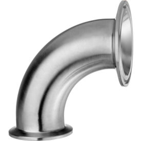 304 SS 90 Degree Elbow Reducers, Tube-to-Tube for Quick Clamp Fittings - for 2-1/2" x 2" Tube OD