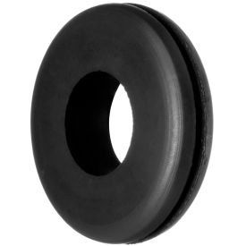 Rubber Push-In Grommet for 1-1/16" Hole ID and 1/8" Edge Thickness - 3/4" ID - Pack of 10
