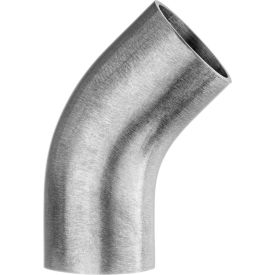 304 Stainless Steel Unpolished 45 Degree Elbow for Butt Weld Fittings - for 2-1/2" Tube OD