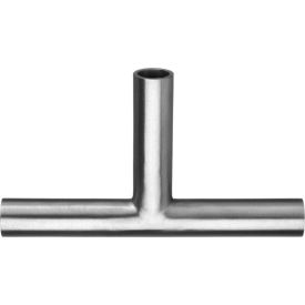 304 Stainless Steel Polished 90 Degree Tee for Butt Weld Fittings - for 1-1/2" Tube OD