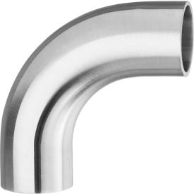 304 Stainless Steel Polished 90 Degree Elbow for Butt Weld Fittings - for 1" Tube OD