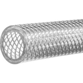 Reinforced High Pressure Clear PVC Tubing - 1/2" ID x 3/4" OD - 10 ft.