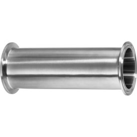 6" Long Stainless Steel Straight Connectors for Quick Clamp Fittings - for 1" Tube OD