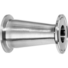316 SS Straight Reducers, Tube-to-Tube for Quick Clamp Fittings - 1-1/2" x 3/4" Tube OD