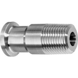 304SS Straight Adapters, Tube-to-MNPT for Quick Clamp Fittings - 1" Tube OD x 1" NPT Male