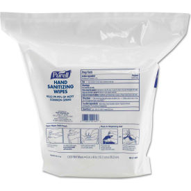 Hand Sanitizing Wipes 1200 Wipes/Pouch - 2 Pouches/Carton