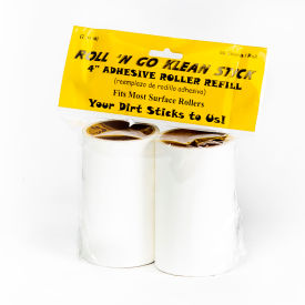 Roll 'N Go Cleaning Tool Klean Stick Mini 4" Refills, 12 Rolls