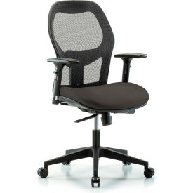Blue Ridge Ergonomics™ Mesh Back Antibacterial Industrial Chair, Vinyl Seat, Meteor