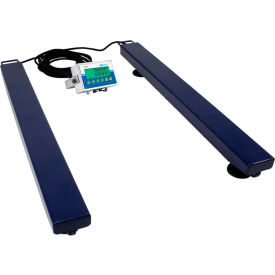 AELP Series Pallet Beam Scale With AE403 LCD Indicator, 52-7/16"L, 6,600 lb x 2 lb