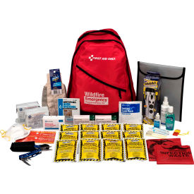 First Aid Only Two Person Emergency Preparedness Wildfire Backpack