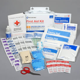10 Person First Aid Kit, ANSI 2015 Class A, Metal Case