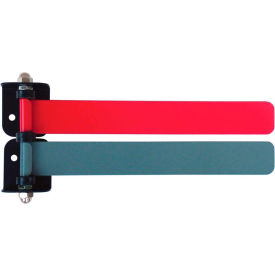 2-Flag Room ID System, 8"L Aluminum Flags, 1/PK