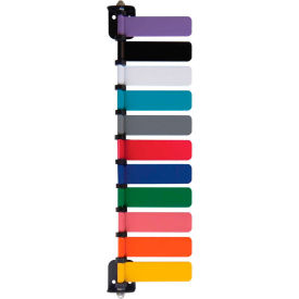 11-Flag Room ID System, 4"L Aluminum Flags, 1/PK