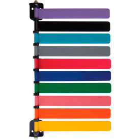 10-Flag Room ID System, 8"L Aluminum Flags, 1/PK