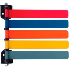 5-Flag Room ID System, 8"L Aluminum Flags, 1/PK