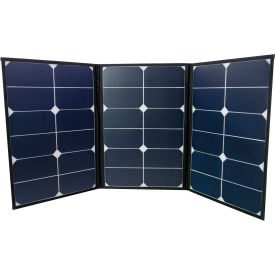 60 Watt Portable Foldable Solar Panel with Built In Carrying Case Monocrystalline
