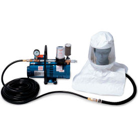 Tyvek Supplied Air Hood Low Pressure System, 1 Worker, 100' Hose