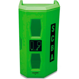 4150 High-Viz Heavy Duty Single SCBA Wall Case, Green