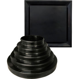 Plaque Diffuser Kit, Black, Fits Multiple Neck Sizes
