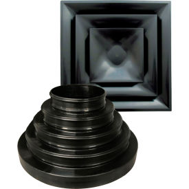 Cone Diffuser Kit, Black, Fits Multiple Neck Sizes